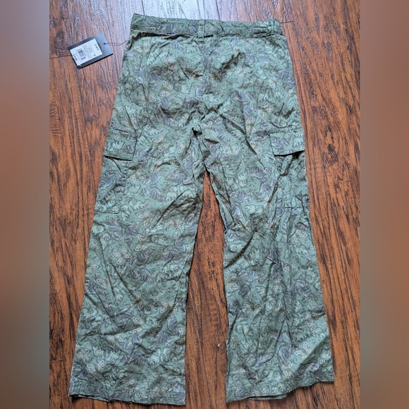 Girls Lot Pants- Art Class / Cat & Jack Girls S Cargo Pants - Black, Gray, Green - Picture 7 of 14